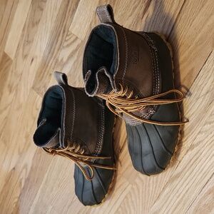 Red Head Size 7 Womens Duck Boots Lined Green Plaid Thinsulate 200 Grams